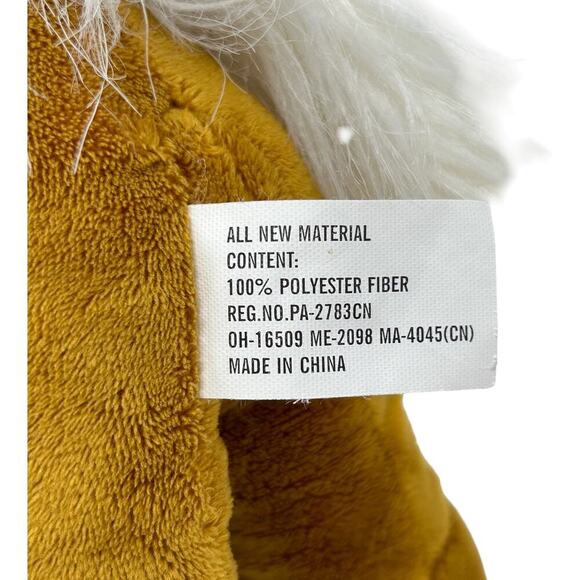 Horse Pony Brown White Mane 10 inch Plush Stuffed Animal Toy Carry Along Travel - Picture 3 of 9